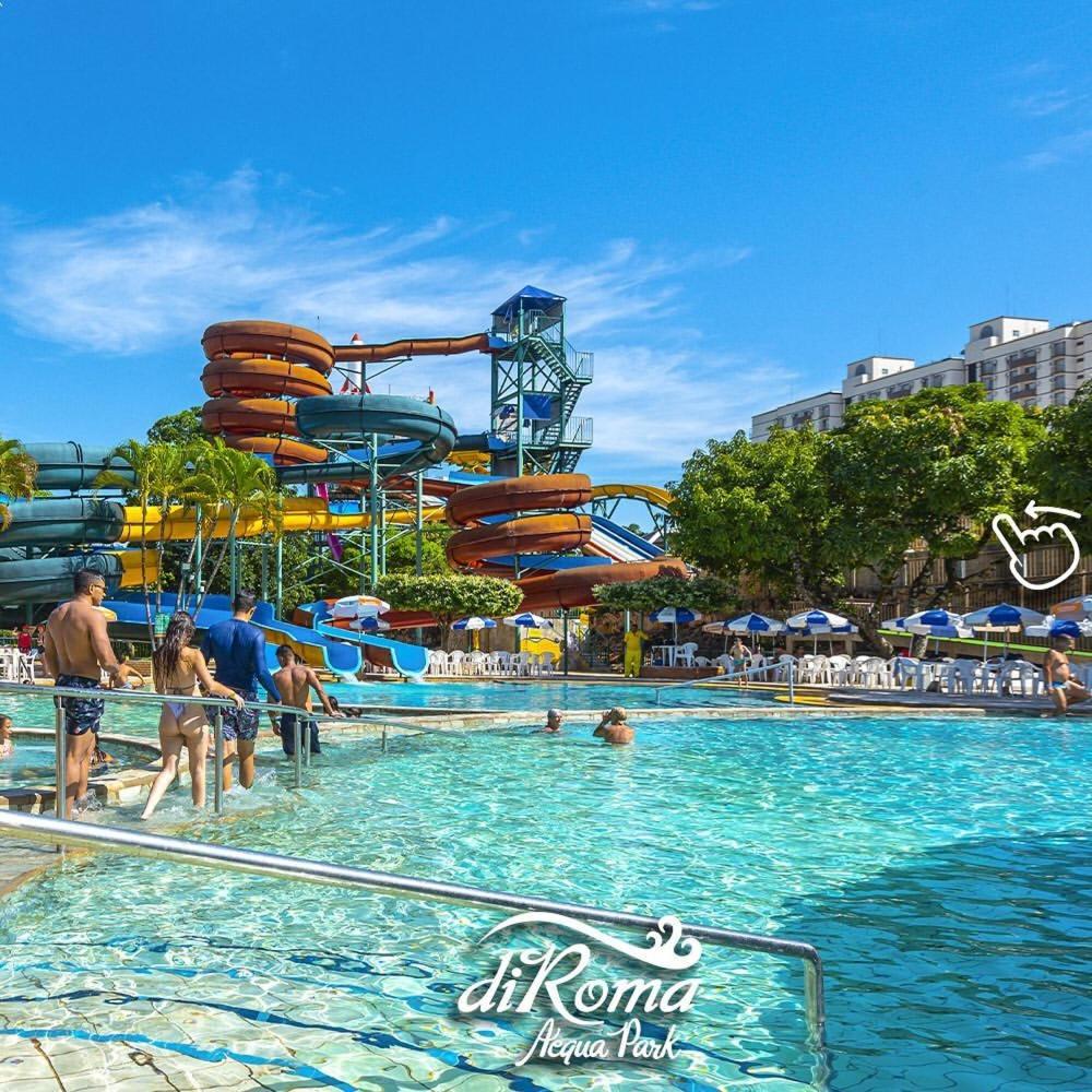 Hotel Spazzio Diroma Cafe Da Manha E Acesso Ao Acqua Park Калдас-Новас Екстер'єр фото